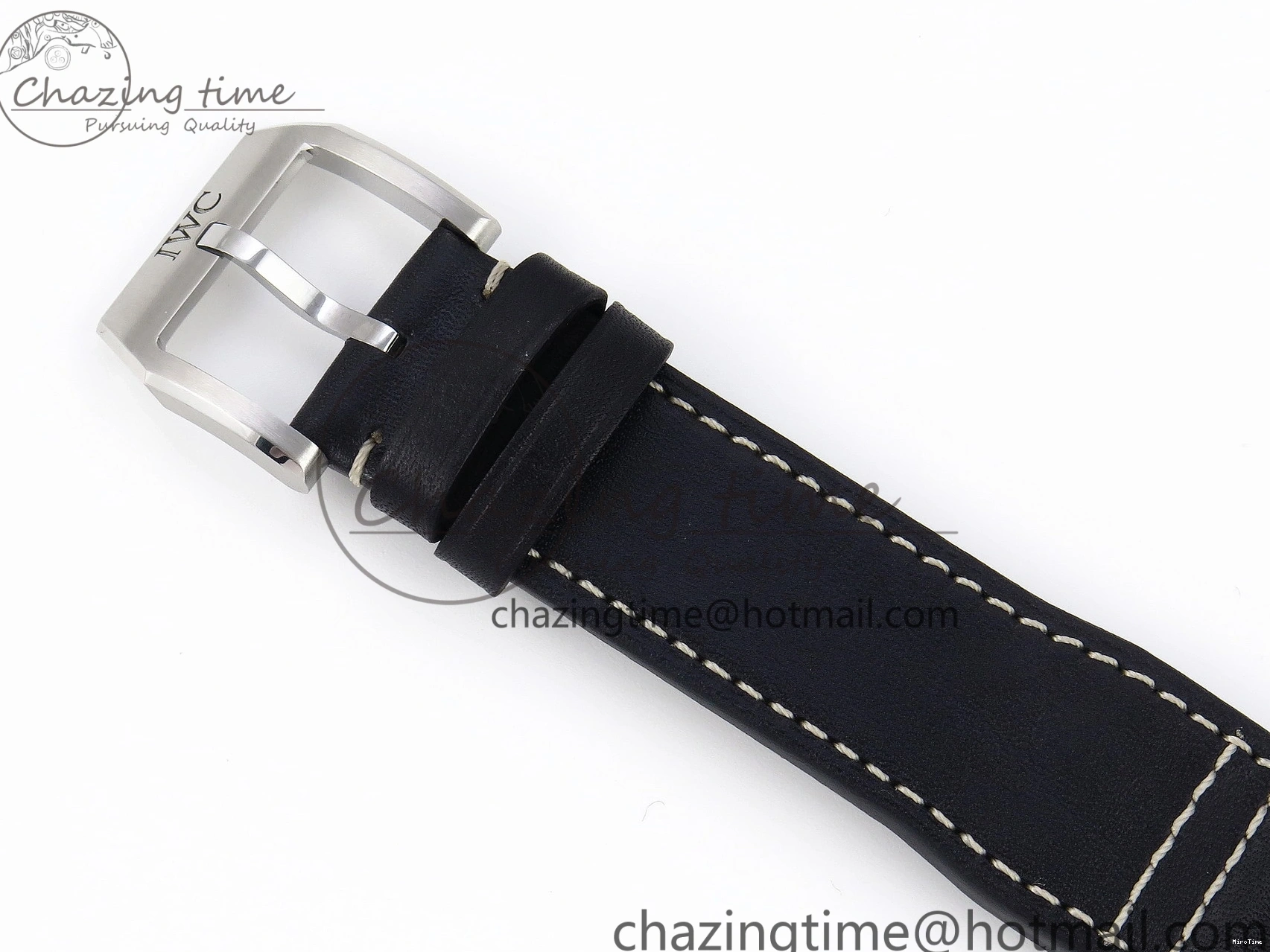 MIROTIME 1231 Pilot Mark XX IW328203 ZF 1:1 Best Edition Blue Dial on Dark Blue Leather Strap A Snug 7024